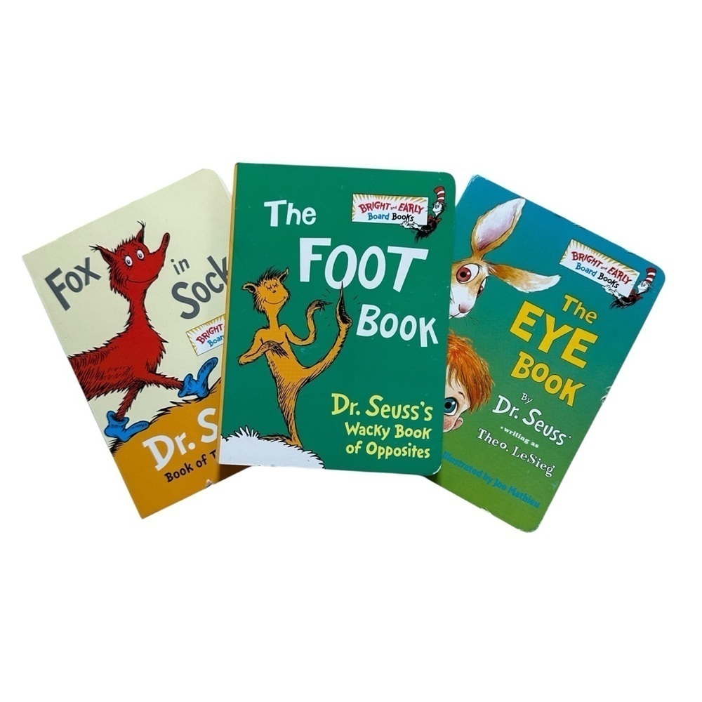Dr. Seuss Bright & Early Board Books -3 Count Bundle